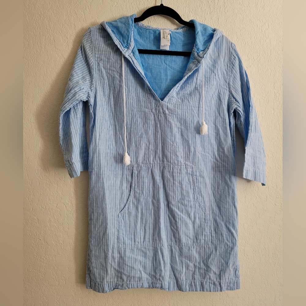 Seafolly Australia Linen striped cover up | size xs